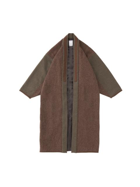 visvim KIMONO COAT (SI/ALP TWEED) BROWN