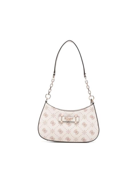 GUESS USA Carrie logo-pattern chain shoulder bag