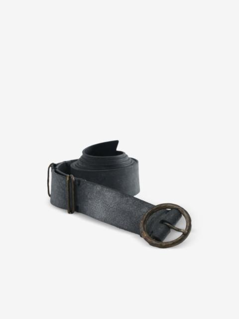 Ziggy Chen round-buckle belt