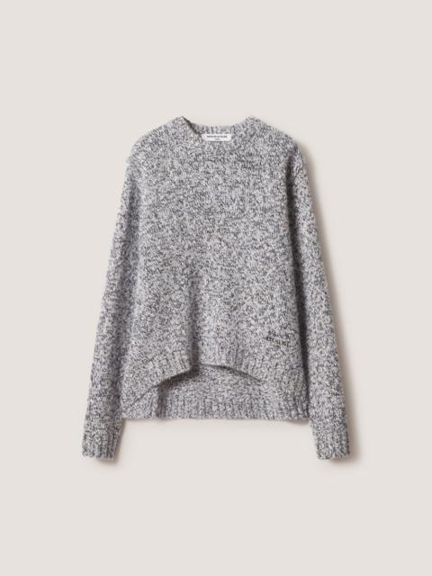 Maison Kitsuné ALPACA BLEND MOULINE BOXY JUMPER