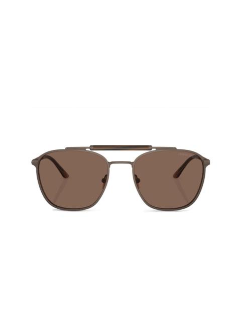 GIORGIO ARMANI square-frame sunglasses