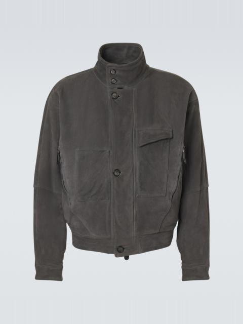 GIORGIO ARMANI Suede jacket