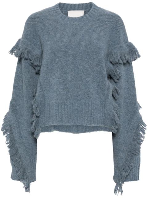 3.1 Phillip Lim Fringe crew-neck jumper