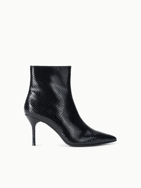 STAUD STAUD SEBASTIAN ANKLE BOOT BLACK SNAKE