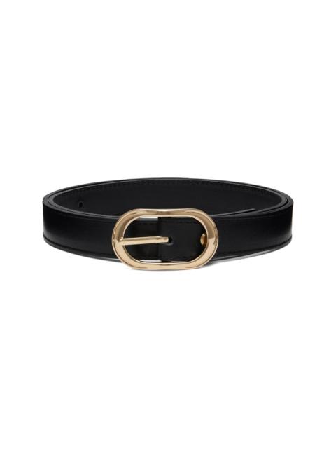 ERNEST W. BAKER Black Buckle Belt