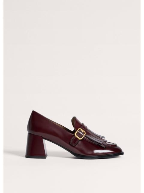 ME+EM Fringe Block Heel Loafer