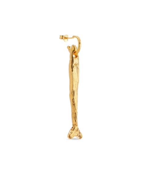 ALIGHIERI 24kt yellow gold The Gone Fishing earring