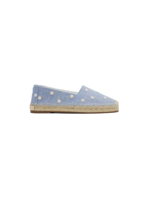 Manolo Blahnik Blue Susille Espadrilles