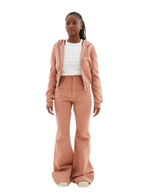 Rick Owens DRKSHDW BOLAN BOOTCUT PANTS (DARK PINK)