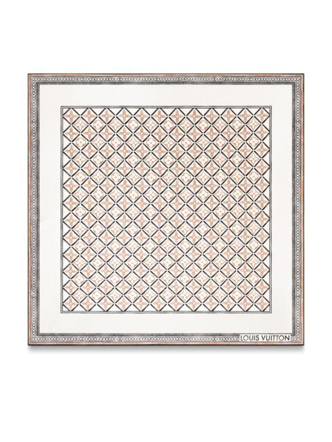 Louis Vuitton Monogram Flower Tile Square 90