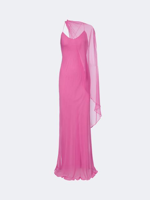 THE SEI Caped silk gown