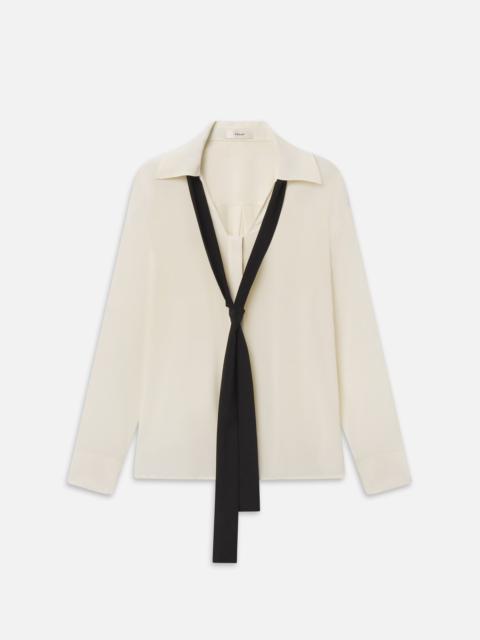 FRAME The Contrast Tie Shirt