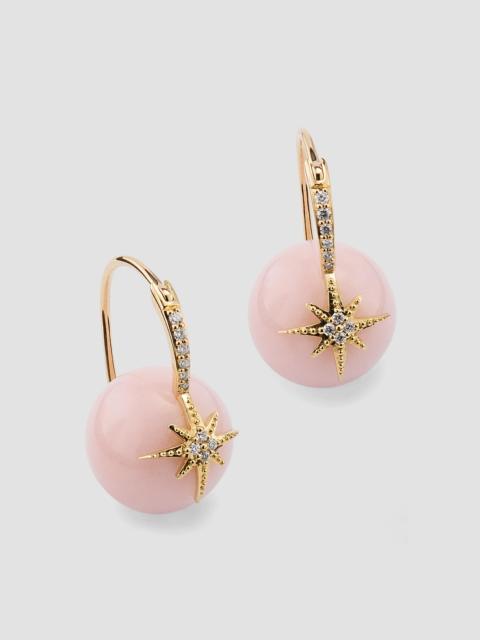 SYDNEY EVAN Women's 14K Yellow Gold, Pink Opal & 0.09 TCW Diamond Drop Earrings - Pink