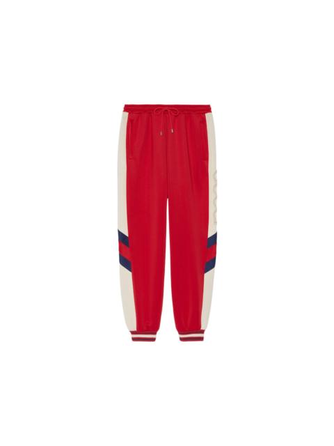 GUCCI Neoprene jogging pant with Web