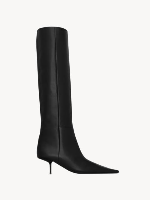 SAINT LAURENT VICTOIRE BOOTS IN SMOOTH LEATHER