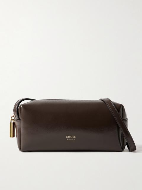 KHAITE Kye Glossed-leather Shoulder Bag