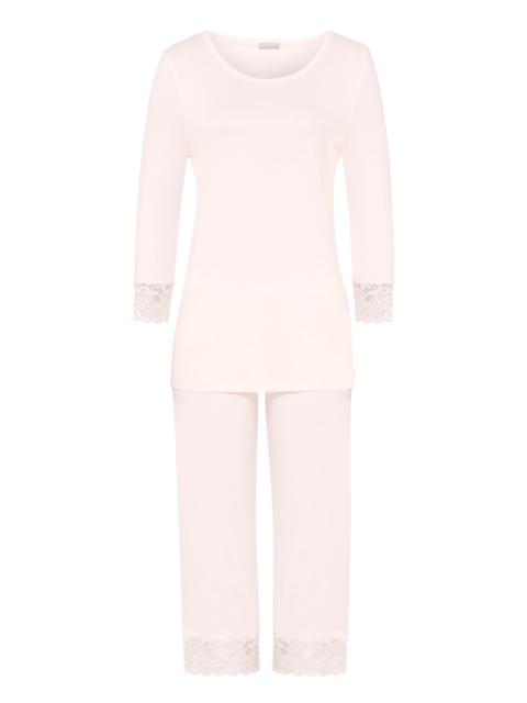 HANRO Moments Lace Trim Cotton Pajama Set