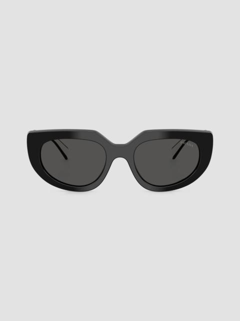 Prada Women's 54MM Oval Cat-Eye Sunglasses - Black