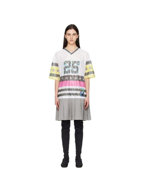 Chopova Lowena Multicolor Nancy Uniform Jersey Midi Dress