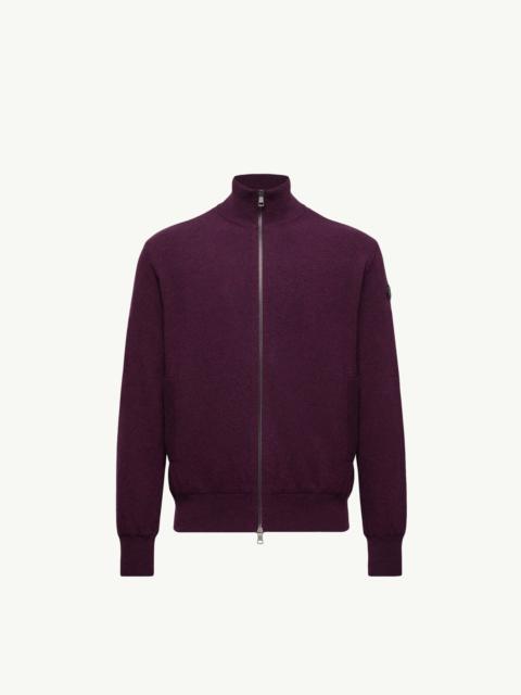 Moncler Wool & Cashmere Zip-Up Cardigan