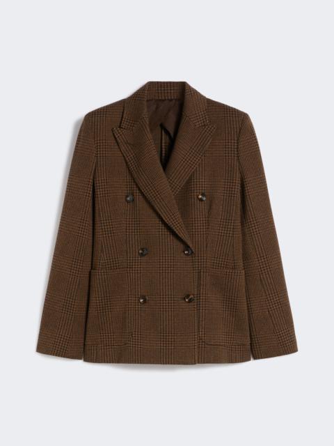 Max Mara ZULMA Patterned wool blend jersey blazer
