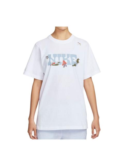 Nike (WMNS) Nike T-Shirt Asia Sizing 'White' IF0607-100