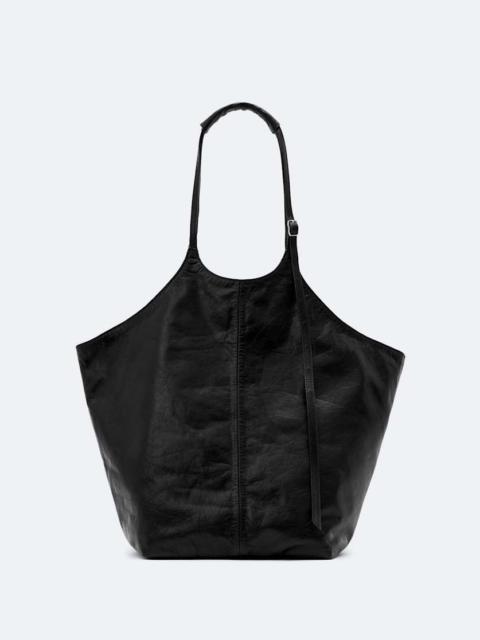 ALLSAINTS SILOH LEATHER MAGAZINE TOTE BAG