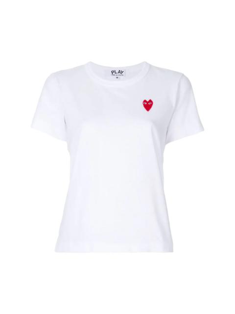 Comme des Garçons PLAY embroidered logo T-shirt