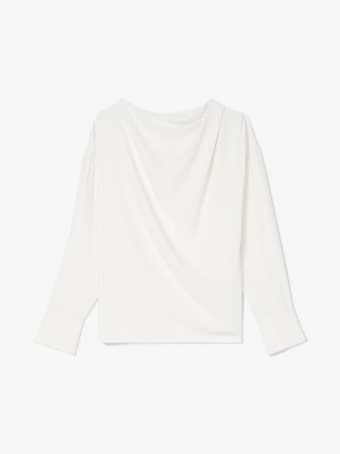 M.M.LaFleur Annmarie Drape Top - Eco Soft Wave