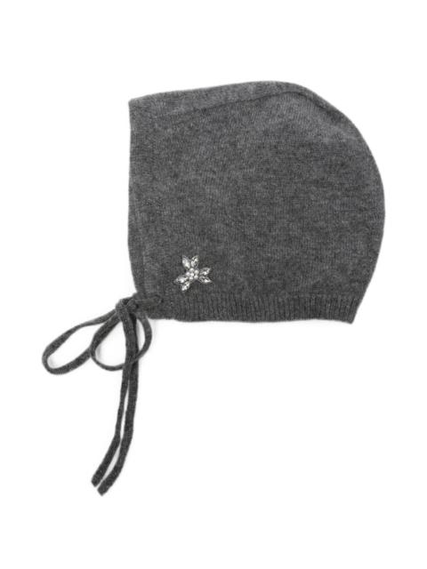 Simone Rocha Simone Rocha Embellished Cashmere Bonnet