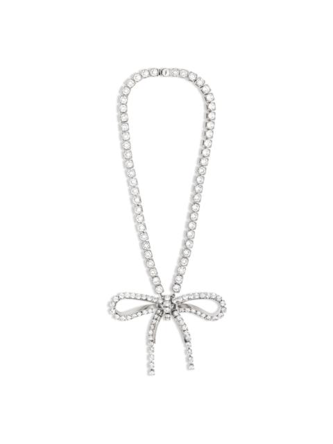 Archive Ribbon crystal-embellished necklace