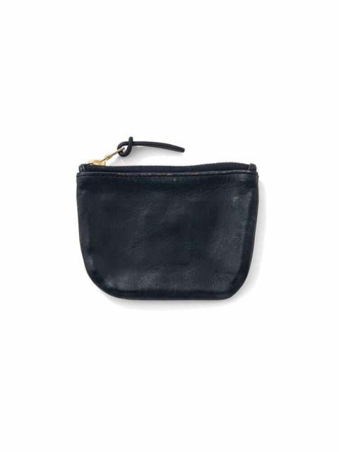 visvim LEATHER WALLET DMGD NAVY