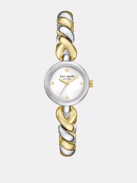kate spade Monroe Twist Two Tone Watch