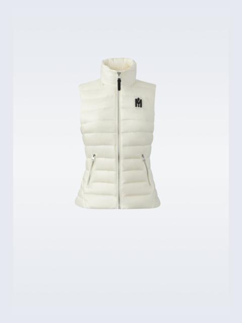 MACKAGE KARLY Recycled E3-Lite down vest with peplum