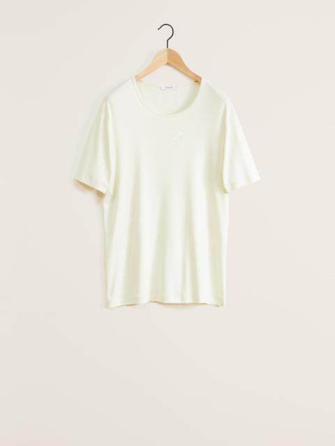 RIB U NECK T-SHIRT