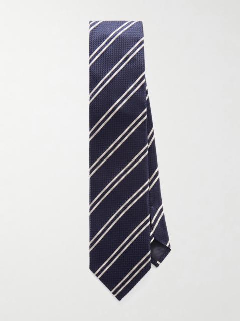 TOM FORD 8cm Striped Silk-Jacquard Tie