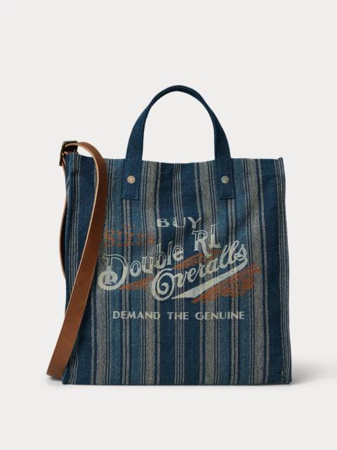 RRL by Ralph Lauren Handwoven Indigo Carpenter Tote