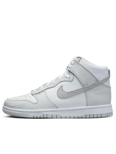 Nike (WMNS) Nike Dunk High 'Silver Glitter Swoosh' FJ4578-100