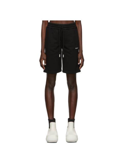 Off-White Black Diag Sweatshorts