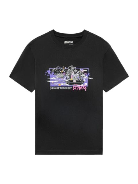 Li-Ning Li-Ning BadFive Graphic Loose Fit T-shirt 'Black' AHSS401-1