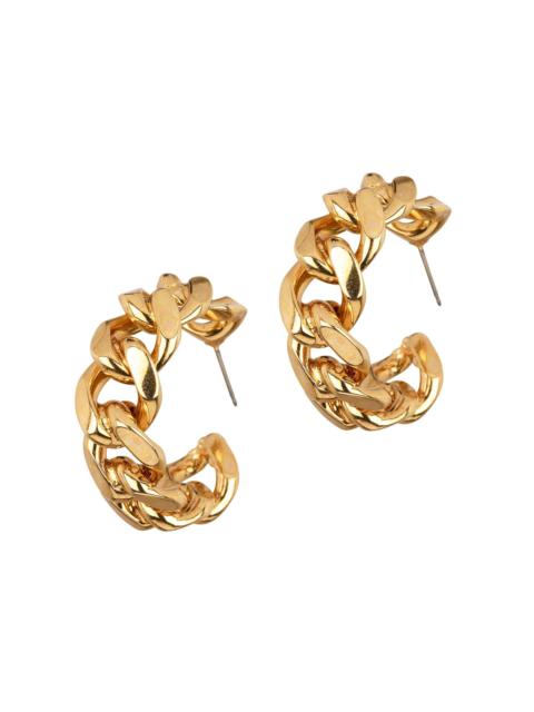 Jennifer Behr Women's Maillon 18K-Gold-Plated Hoop Earrings - Gold