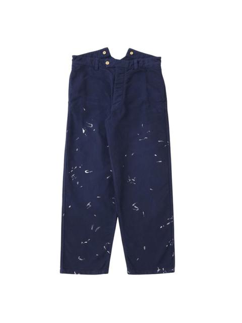 visvim TILLER PANTS G.CORDS DMGD NAVY