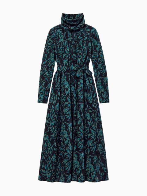 ULLA JOHNSON Amira High Neck Cotton Dress