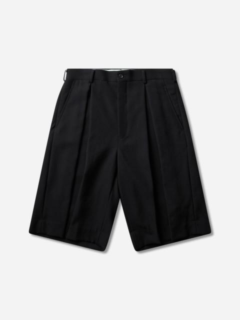 Comme des Garçons Homme Plus Men's Wool Pleated Shorts Black