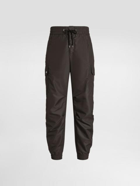 Nylon canvas cargo trousers