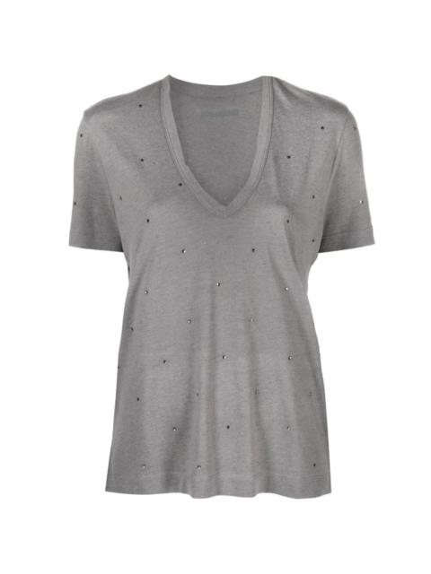 Zadig & Voltaire Wassa rhinestone-embellished T-shirt