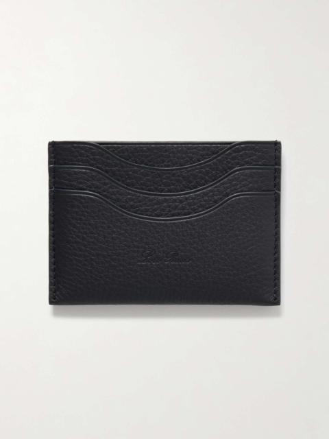 Logo-Debossed Full-Grain Leather Cardholder