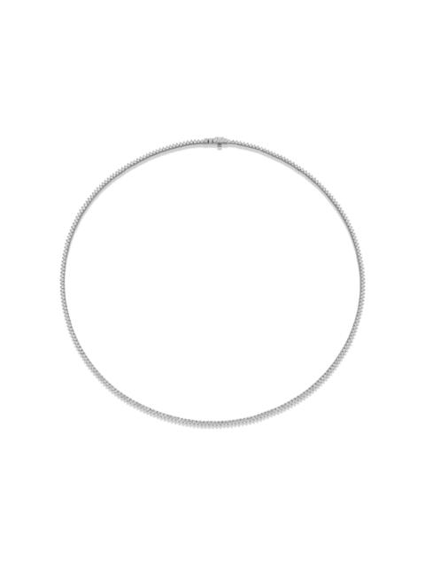 STONE AND STRAND LAB-Created Dainty Diamond Tennis Necklace