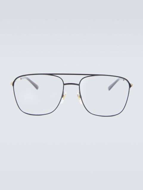 GUCCI Navigator-frame glasses