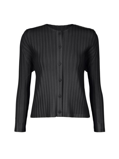 Pleats Please Issey Miyake RIB PLEATS JANUARY CARDIGAN